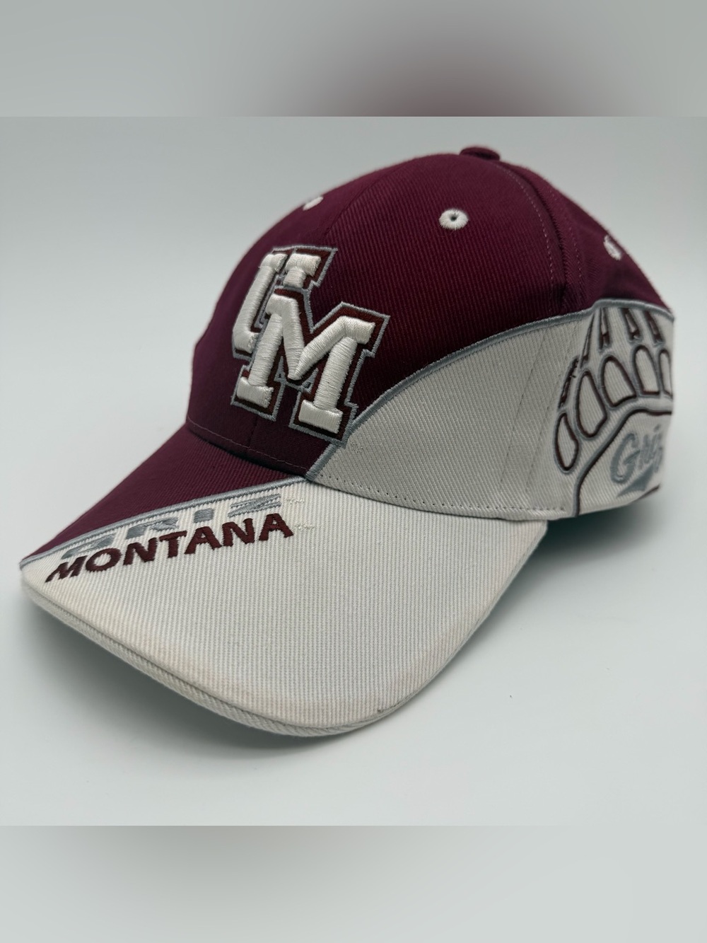 University of Montana Grizzlies Twins Enterprises Strapback Hat Vintage